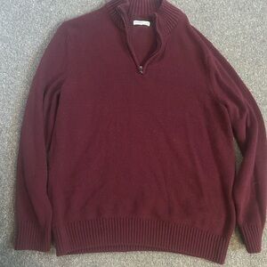 Men's Burgundy Sweater